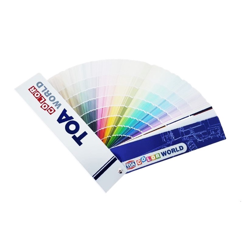 toa-พัดสี-ทีโอเอ-color-world-เฉดสี-toa-แคตตาล็อคสี-แพนโทน-ทีโอเอ-pantone-ชาร์ตสี-fandeck