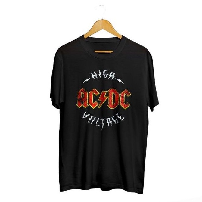 เสื้อเชิ้ตผู้ชาย-acdc-วงดนตรีแรงดันไฟฟ้าสูง-เสื้อยืด-เสื้อวงดนตรี