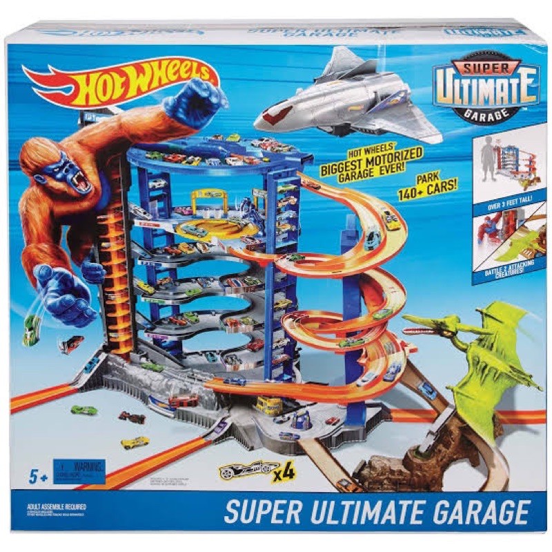 ฮอตวิล-รางรถขนาดใหญ่-mattel-hot-wheels-super-ultimate-garage