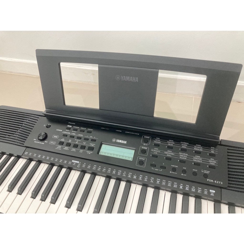 คีย์บอร์ดไฟฟ้ายามาฮ่า-รุ่น-psr-e373-yamaha-psr-e373-portable-keyboard-แถมขาตั้ง