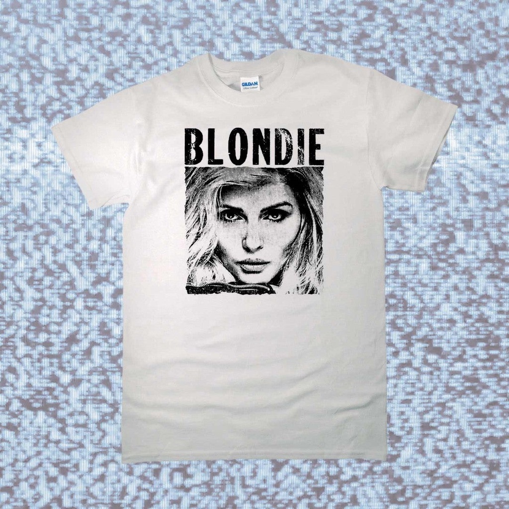 เสื้อยืดผู้ชาย-เสื้อยืด-พิมพ์ลาย-gildan-blondie-สีขาว-สไตล์คลาสสิก-s-5xl