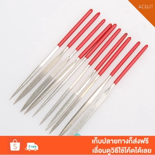 ACT❖10pcs 140mm Diamond Mini Needle File Set Handy Tools for Ceramic Crafts