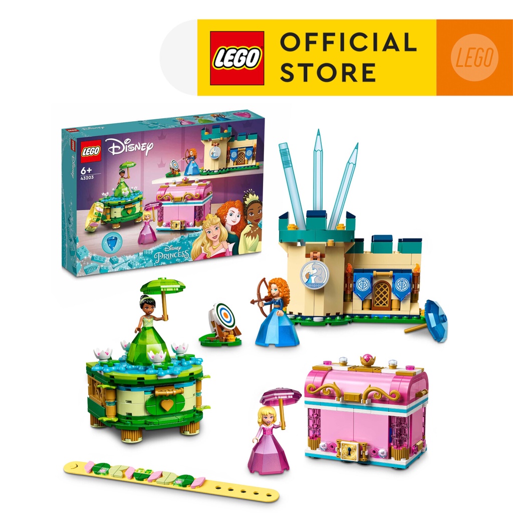 lego-disney-43203-aurora-merida-and-tiana-s-enchanted-creations-ของแท้