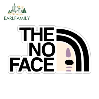 Earlfamily สติกเกอร์ไวนิล กันน้ํา ลายอนิเมะ No Face Man 13 ซม. x 7.3 ซม. สําหรับตกแต่งรถยนต์ รถจักรยานยนต์ JDM
