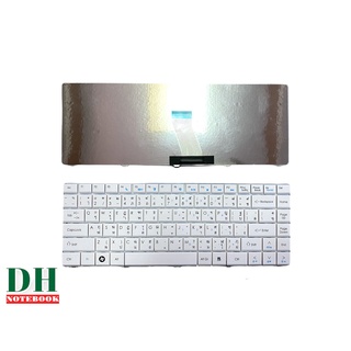 คีย์บอร์ดโน๊ตบุ๊ค keyboard  Acer emachines D525 D725 MS2268 4732Z 3935 D726 สีขาว TH-ENG