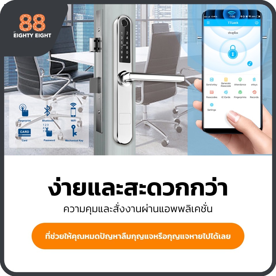 กลอนประตูดิจิตอล-digital-door-lock