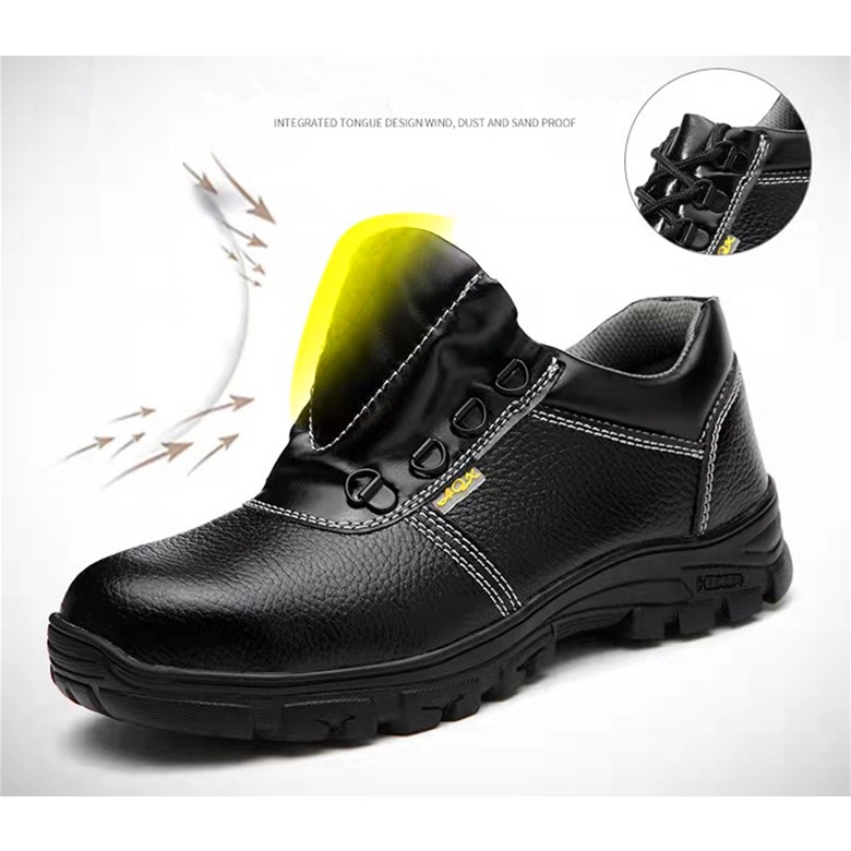 ภาพสินค้ารองเท้าเซฟตี้ safety shoes หัวเหล็ก พื้นเหล็ก SIZE 36-48 J211 จากร้าน jintalasu บน Shopee ภาพที่ 2
