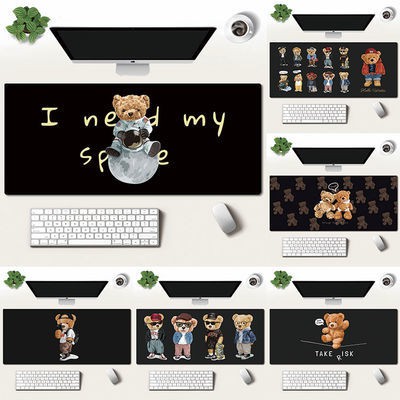 แผ่นรองเมาส์-ลายน่ารัก-แผ่นใหญ่-กันลื่น-ทนทาน-ซักได้-mouse-pad