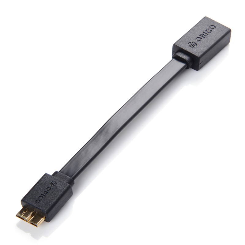 ภาพหน้าปกสินค้า(COF3-15-BK)สีดำ ORICO USB3.0 A Male to Micro USB3.0 OTG 15CM Data Cable for SAMSUNG Note3,Card Reader, etc. จากร้าน toara บน Shopee