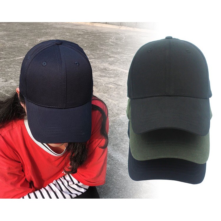 ราคาและรีวิวพร้อมส่ง ️ หมวกแก็ป สตรีทแฟชั่น สีพื้นเรียบง่ายดูเท่ แนวไอดอลเกาหลี ใส่ได้ทั้งชายและหญิง ปรับได้หลายระดับ