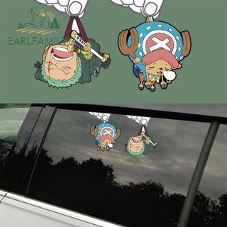 Earlfamily สติกเกอร์ไวนิล กันน้ํา ลายอนิเมะ ONE PIECE 13 ซม. สําหรับติดตกแต่งรถยนต์ รถจักรยานยนต์ RV JDM