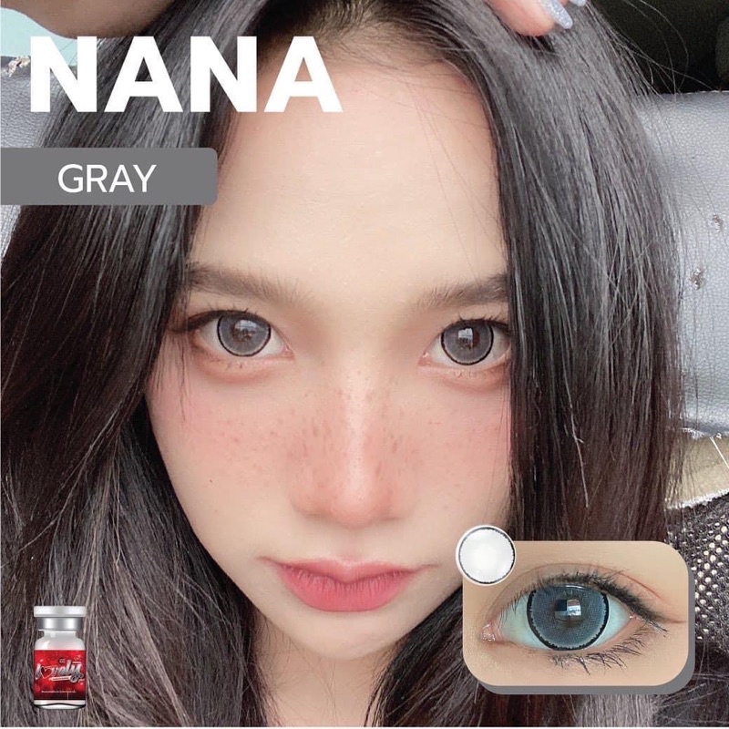 nana-gray-lovely-lens-ขนาดตาโต-big-กรองแสง-uv-เลนส์แท้จดทะเบียนถูกต้อง-บิ๊กอาย-คอนแทคเลนส์-bigeye