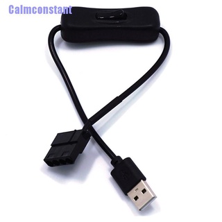 Ca&gt; สายเคเบิ้ลเชื่อมต่อพัดลม สวิตช์ Pc Usb เป็น 4Pin Molex