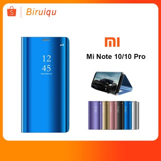 【เคสโทรศัพท์มือถือแบบพลิกตั้งได้สําหรับ Xiaomi Note10 / Xiaomi Note 10 Pro Note10Pro Mi