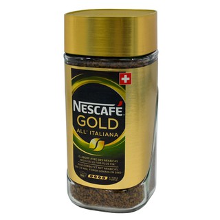 NESCAFE GOLD ALL ITALIANA 200g.เนสกาแฟ โกลด์ ออล อิตาเลียน่า คอฟฟี่ กาแฟสำเร็จรูปชนิดฟรีซดราย 200 กรัม.