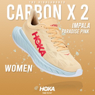 สินค้า HOKA CARBON X 2 \"IMPALA PARADISE PINK\" FOR WOMEN (รองเท้าวิ่งสำหรับผู้หญิง)