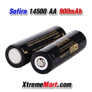 ภาพหน้าปกสินค้าแบตเตอรี่ชาร์จ Sofirn 14500(AA) 900 mAh 3.7 V Li-Ion แบตเตอรี่ (ก้อนละ) ที่เกี่ยวข้อง