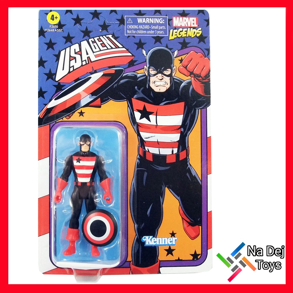 Marvel Legends Retro U.S.Agent 3.75" Figure มาร์เวล เลเจนด์ รีโทร ยู