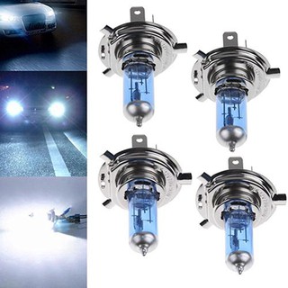 FHUE_2Pcs H1/H4/H7 55W/100W Xenon Gas Halogen Headlight White Lamps 12V 5000K Bulbs