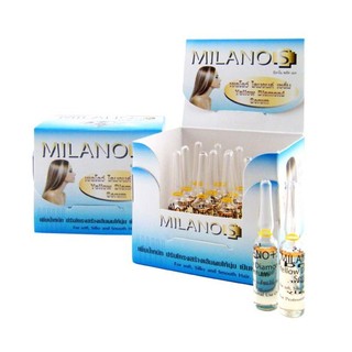 สินค้า มิลาโน่ พลัส เอส เยลโลว์ ไดมอนด์ เซรั่ม 12 หลอด Alfaparf Milano Plus S Yellow Diamond Serum