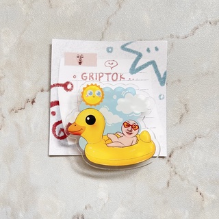 GRIPTOK ตัวติดหลังมือถือ :: Funny face in Summer