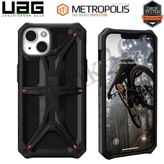 Uag เคสโทรศัพท์มือถือแบบแข็ง กันกระแทก ลาย Monarch KEVLAR สําหรับ iPhone 13 Pro Max 12 Pro Max 13 mini