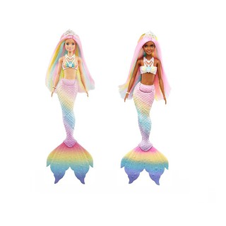 ภาพหน้าปกสินค้าBarbie Dreamtopia Color Change Mermaid บาร์บี้ ตุ๊กตานางเงือก เปลี่ยนสีได้ จุ่มน้ำร้อน-เย็น GTF88 ที่เกี่ยวข้อง