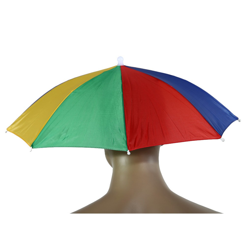 ภาพหน้าปกสินค้าหมวกร่มพับได้ กันแดด กันฝน สำหรับทำกิจกรรมกลางแจ้ง ขนาด 55 ซม. จากร้าน doublec.th บน Shopee