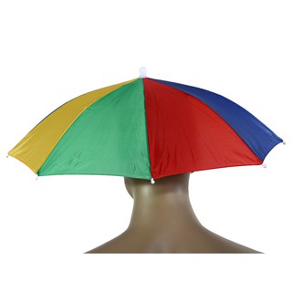 ภาพขนาดย่อของภาพหน้าปกสินค้าหมวกร่มพับได้ กันแดด กันฝน สำหรับทำกิจกรรมกลางแจ้ง ขนาด 55 ซม. จากร้าน doublec.th บน Shopee