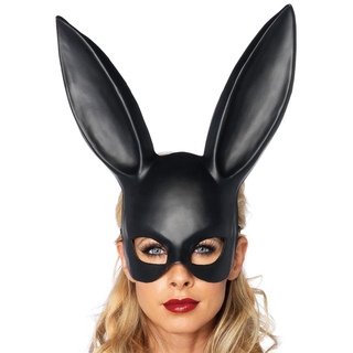 สินค้า NG หน้ากากฮาโลวีนลูกกระต่ายหูกระต่ายไนท์คลับหน้ากากกระต่ายสาวครึ่งหน้า