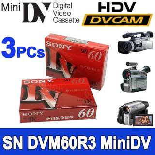 3PCs  High Quality SN DVM60R3 MiniDV Cassettes Digital Video Cassette Mini DV Tape SP 60MIN LP 90MIN