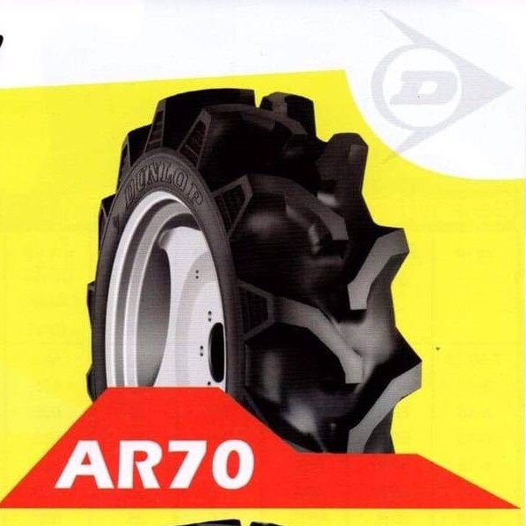 01529-ยางใหม่-8-18-ar70-ยางรถไถ-รถแทร็กเตอร์-8-18-ดันลอป-dunlop-ลาย-ar70-6pr