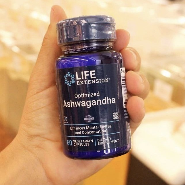 ภาพหน้าปกสินค้าโสมอินเดีย Life Extension Optimized Ashwagandha Extract 60 Vegetarian Capsules จากร้าน tor151 บน Shopee