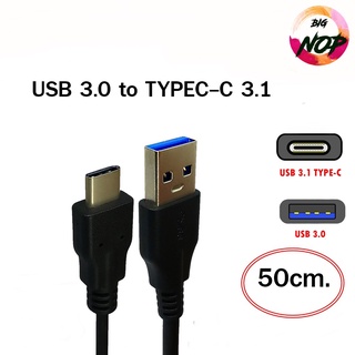 สาย USB 3.0 ตัวผู้ - USB 3.1 Type-C ตัวผู้ ความยาว 0.5 เมตร / USB3621