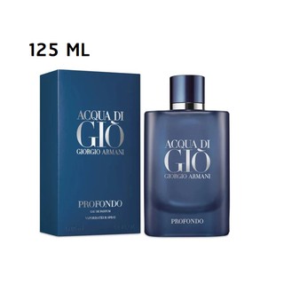 (125 ML) GIORGIO Armani Acqua Di Gio Profondo EDP  125 ml. กล่องซีล