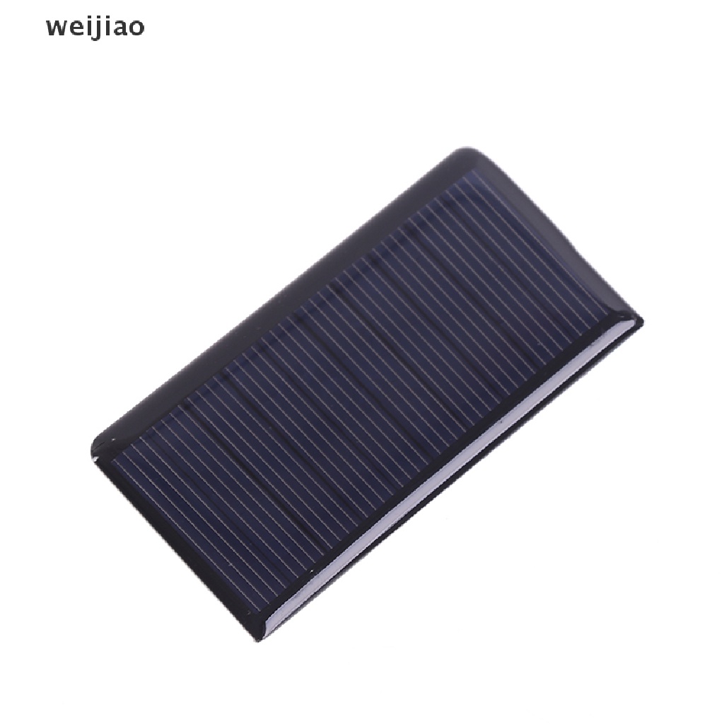 ภาพหน้าปกสินค้าwei 1Pc Solar Panel 5V 60MA For Mini Solar Panel Charging And Generating Electricity ie