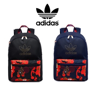 Adidas กระเป๋าเป้สะพายหลังความจุขนาดใหญ่กระเป๋าเป้สะพายหลังกระเป๋าคอมพิวเตอร์กระเป๋านักเรียนแบบสบาย ๆ