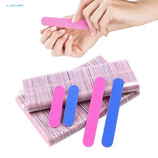 Farfi  100Pcs Manicure File Nail File Salon Buffer Nails Beauty Tool Frosted Texture