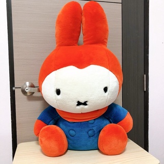 ⭐Miffy ตุ๊กตากระต่ายมิฟฟี่ชุดนักบิน ตัวใหญ่ สูง 70 cm กว้าง  50 cm งานขนเก่า สภาพสวย หายาก ลิขสิทธิ์แท้ 🇯🇵 ป้ายSekiguchi