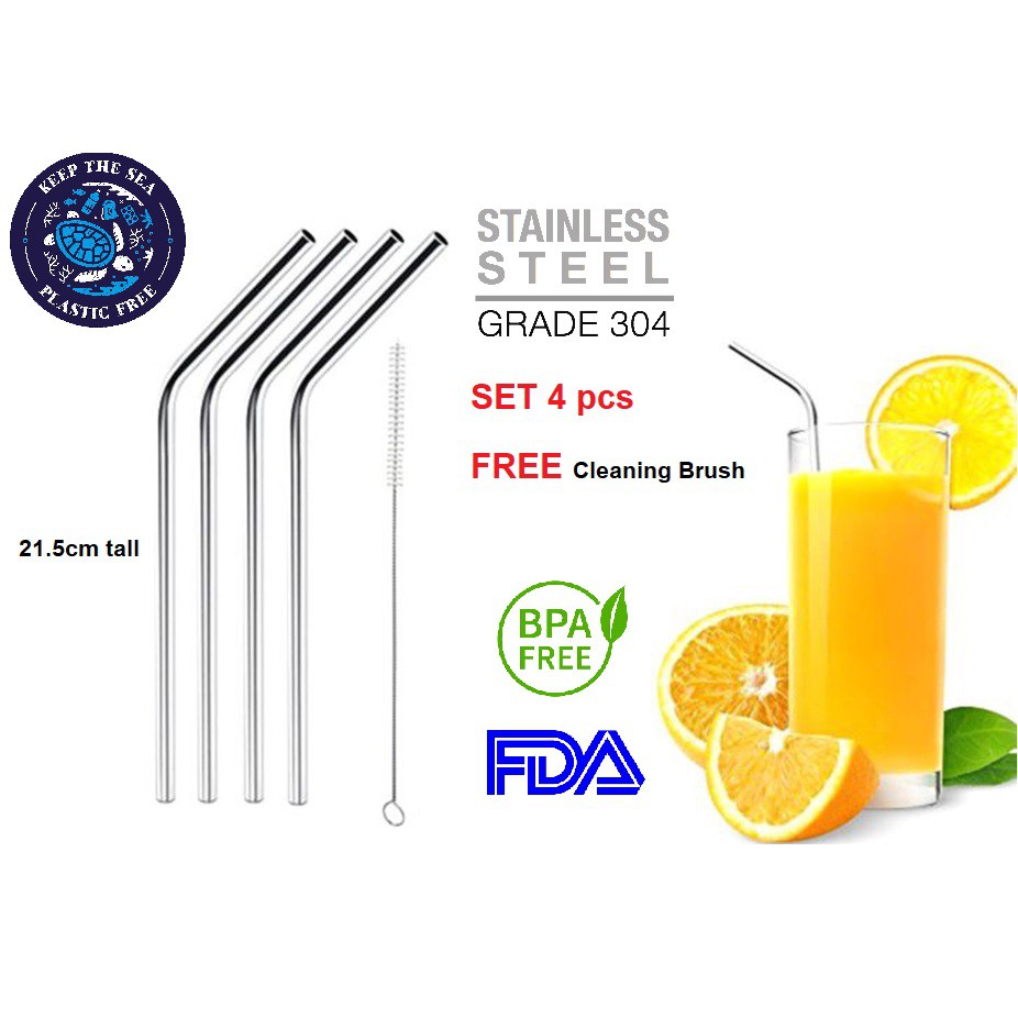 eco-stainless-straw-หลอดสเตนเลส-304-พร้อมแปรงล้าง-สำหรับแก้ว-yeti-starbuck-และอื่นๆ