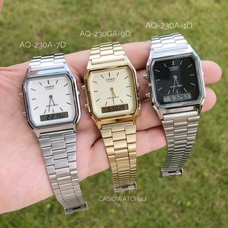 CASIO CMG ของแท้ รุ่น AQ-230A / AQ-230GA-9A / AQ-230GA / AQ 230GA ประกันศูนย์เซ็นทรัล cmg