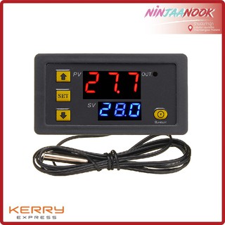 W3230 W3230 12-24VDC 220VAC 20A LED Digital Temperature Controller Thermostat Thermometer Temperature Control Sensor อุณ