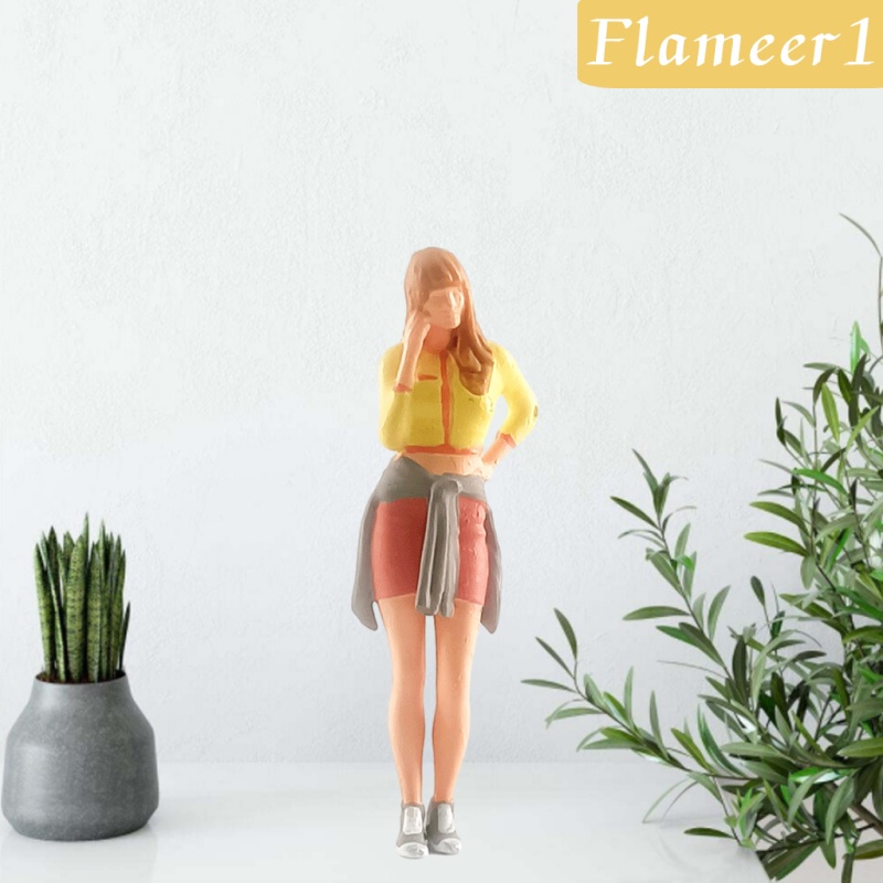 flameer1-mini-1-64-figures-fitness-woman-street-scene-model-railway-layout-s-scale