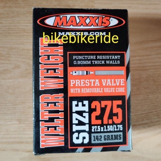 ยางใน Maxxis 27.5x1.50/1.75 FV หนัก 142 กรัม