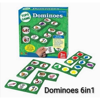 TOPS GAME Dominoes เกมโดมิโน่6แบบ