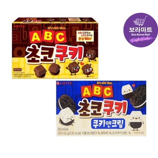 [พร้อมส่ง]ล็อตเต้ เอบีซี Lotte ABC จากเกาหลี คุกกี้ช็อกโกแลตและครีม Lotte abc choco cookies,Chocolate and Cream Cookies