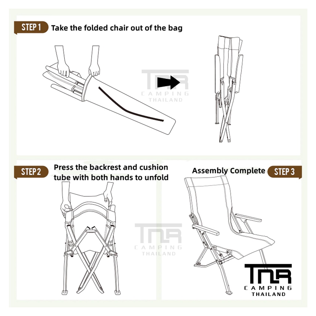 tnr-outdoor-camping-low-chair-เก้าอี้ขาอลูมิเนียม-สีเงิน-รุ่น-พนักพิงเตี้ย-และ-พนักพิงสูง