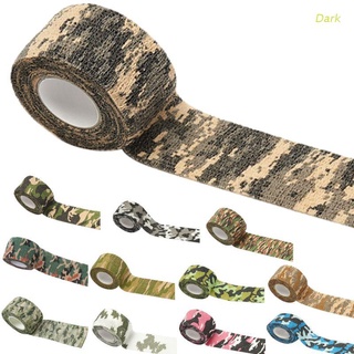 Dark 4.5m Self-Adhesive Camouflage Stretch Medical Bandage Non-Woven Protective Tape