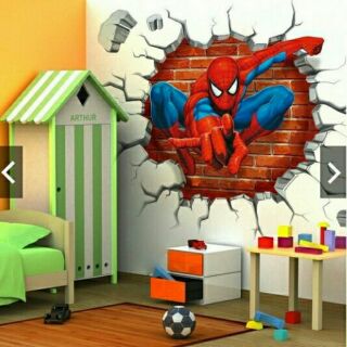 Sticker 3D ลาย Spider man