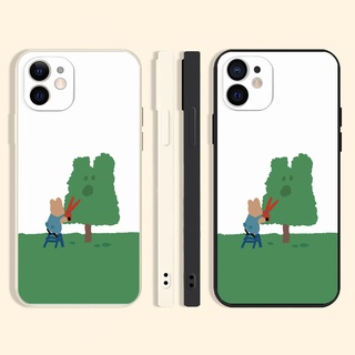 pruning branches เคสไอโฟน 13 promax พลัส cute 7 iPhone 11 12 13 pro max 8 plus se2020  phone case Xr Xs X max เคส นิ่ม